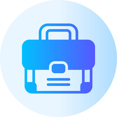 briefcase gradient icon