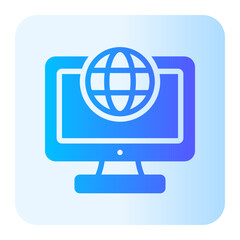 internet gradient icon