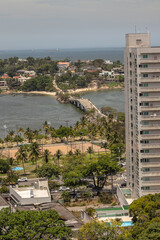 vista panor&acirc;mica da cidade de Vit&oacute;ria, Estado do Espirito Santo, Brasil