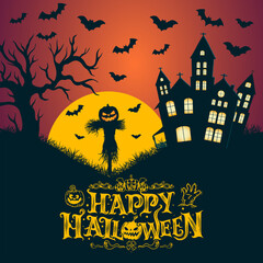 Embrace the spirit of Halloween with this vibrant vector design. From whimsical witches to playful pumpkins, let this artwork bring a touch of spooky delight to your festive projects! 🎃👻