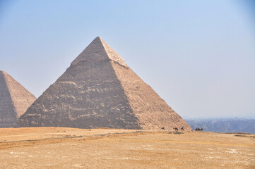 Fototapeta na wymiar Piramids of Gizah in Egypt