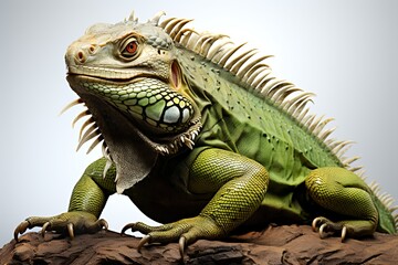 Obraz premium green iguana