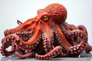 Octopus Isolated on White Background