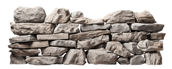 Stone wall cut out