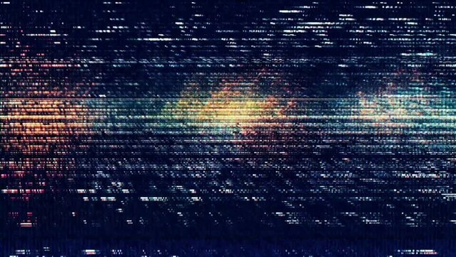 Old cyberpunk style vhs signal noise with glitches retro overlay effect sci-fi television screen