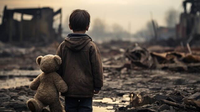 crescent on blurry background with shiny stars