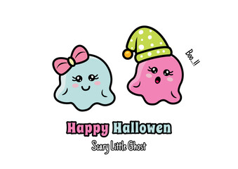 Halloween Doodle Christmas Sticker Cute Ghost