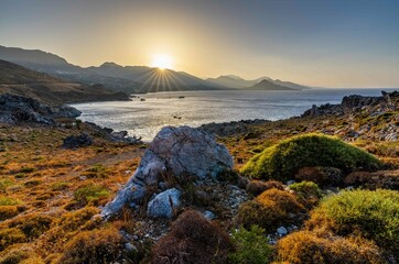 Sunrise on Stavri beach 3 Crete Plakias