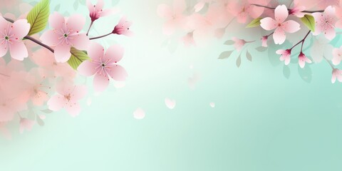 spring background with sakura.