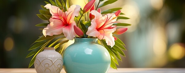 Show the fine details of a glossy, freshly painted ceramic vase.