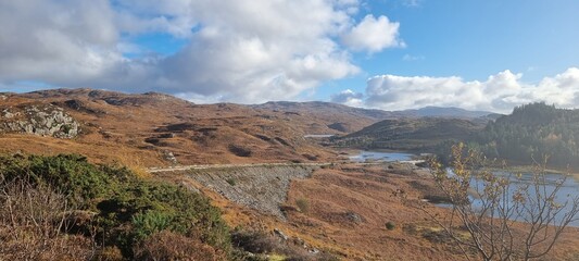 landscape with mountains