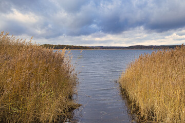 Am Selliner See auf der Insel Rügen, Ostseebad Sellin, Mecklenburg Vorpommern, Deutschland