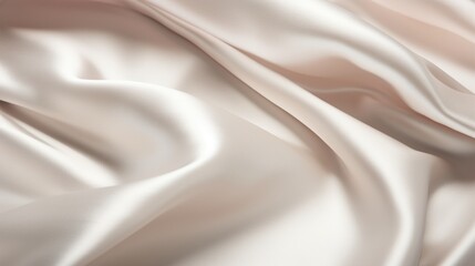 Obraz premium Show the smooth and luxurious texture of a satin bedsheet with subtle sheen.