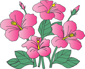 bouquet of pink flowers