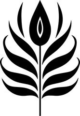Boho Chic Flower Vector Illustration