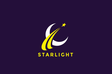 Moon Logo Moonlight vector design