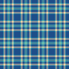 Vector check texture of pattern tartan fabric with a textile background plaid seamless.