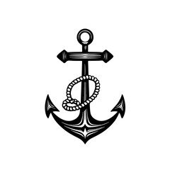 Nautical Anchor Vector Illustration