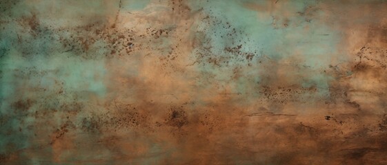 Fototapeta na wymiar Rustic Copper Patina texture background,Old grunge rusty metal texture. 