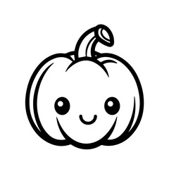 Playful Halloween Pumpkin Vector Illustration