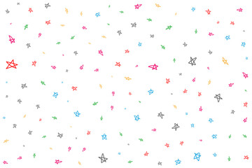 Seamless abstract background for celebration, event, ceremony, birthday, party and other purposes. Vector design.