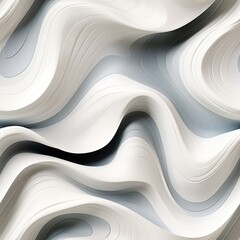 Abstract wave white wall texture seamless geometric overlap layer pattern design background