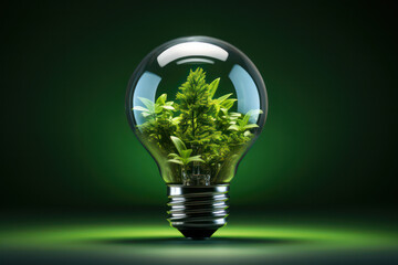 Eco green energy design background