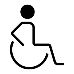 disabled icon - obrazy, fototapety, plakaty