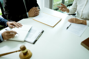 law firm lawyers are meeting to find out the legal planning guidelines
