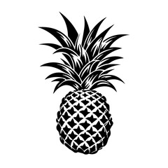 Tropical Pineapple Paradise Vector Illustration