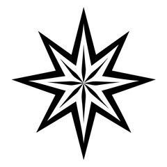 Radiant Starry Night Vector Illustration