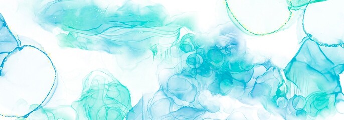abstract blue background with bokeh watercolor liquid image winter creative banner templete space for text texture vector use background marble design love with interior peace mind change image copy  - Powered by Adobe