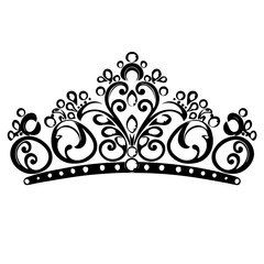 Tiara Crown Vector Illustration