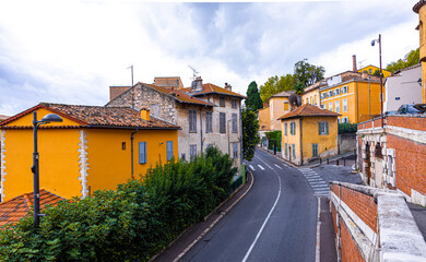 View of Grasse, a town on the French Riviera, known for its long-established perfume industry