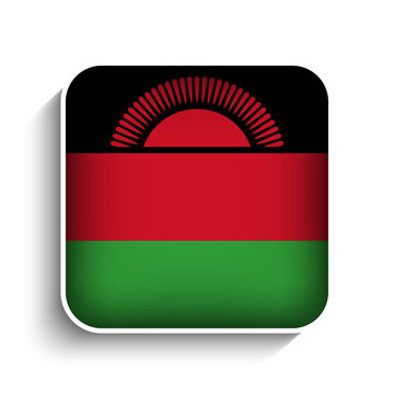 recommend clip art: Vector Square Malawi Flag Icon