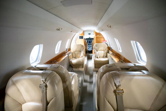 Private Jet Interior