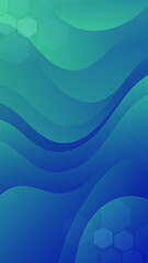 Abstract background green blue color with wavy lines and gradients is a versatile asset suitable for various design projects such as websites, presentations, print materials, social media posts