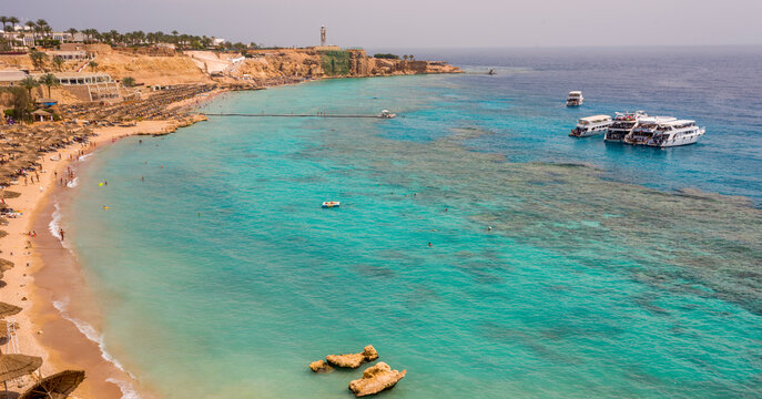 panorama of El Phanar in Sharm El Sheikh for background