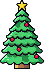 Fototapeta premium christmas tree