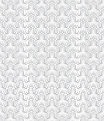 Geometric hexagonal pattern, linear design with lines or stripes
