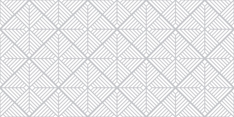 Seamless geometric pattern with square shapes and lines