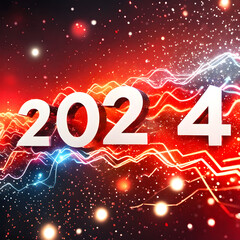 New year 2024 background