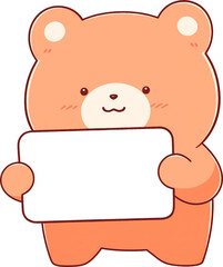 Naklejka premium bear sign