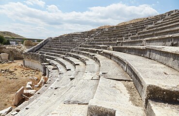 The ancient ruins of Stobi in North Macedonia is known for its well-preserved mosaic