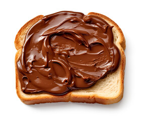Chocolate Spread on Toast transparent background, png