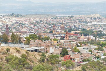 Fototapeta na wymiar The scenic town of San Miguel de Allende in Guanajuato, Mexico