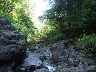 Asao Falls and its surroundings