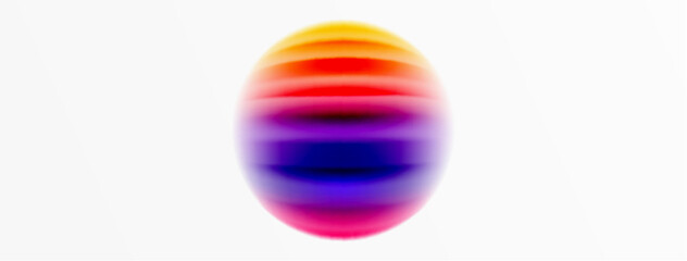 Rainbow color silk blurred wavy line background on white, luxuriously vibrant visually captivating backdrop. Stunning blend of colors reminiscent of rainbow, silky and gracefully blurred wavy pattern