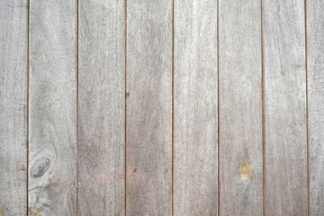 Grey wooden planks texture. Old rustic wood. Empty grungy table. Flat lay. Top view. Copy space