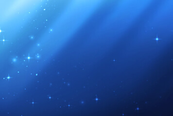 背景素材_キラキラ_青